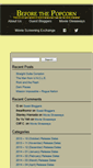 Mobile Screenshot of beforethepopcorn.com